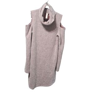 My Story Sweater Dress  Cold Shoulder SZ Med